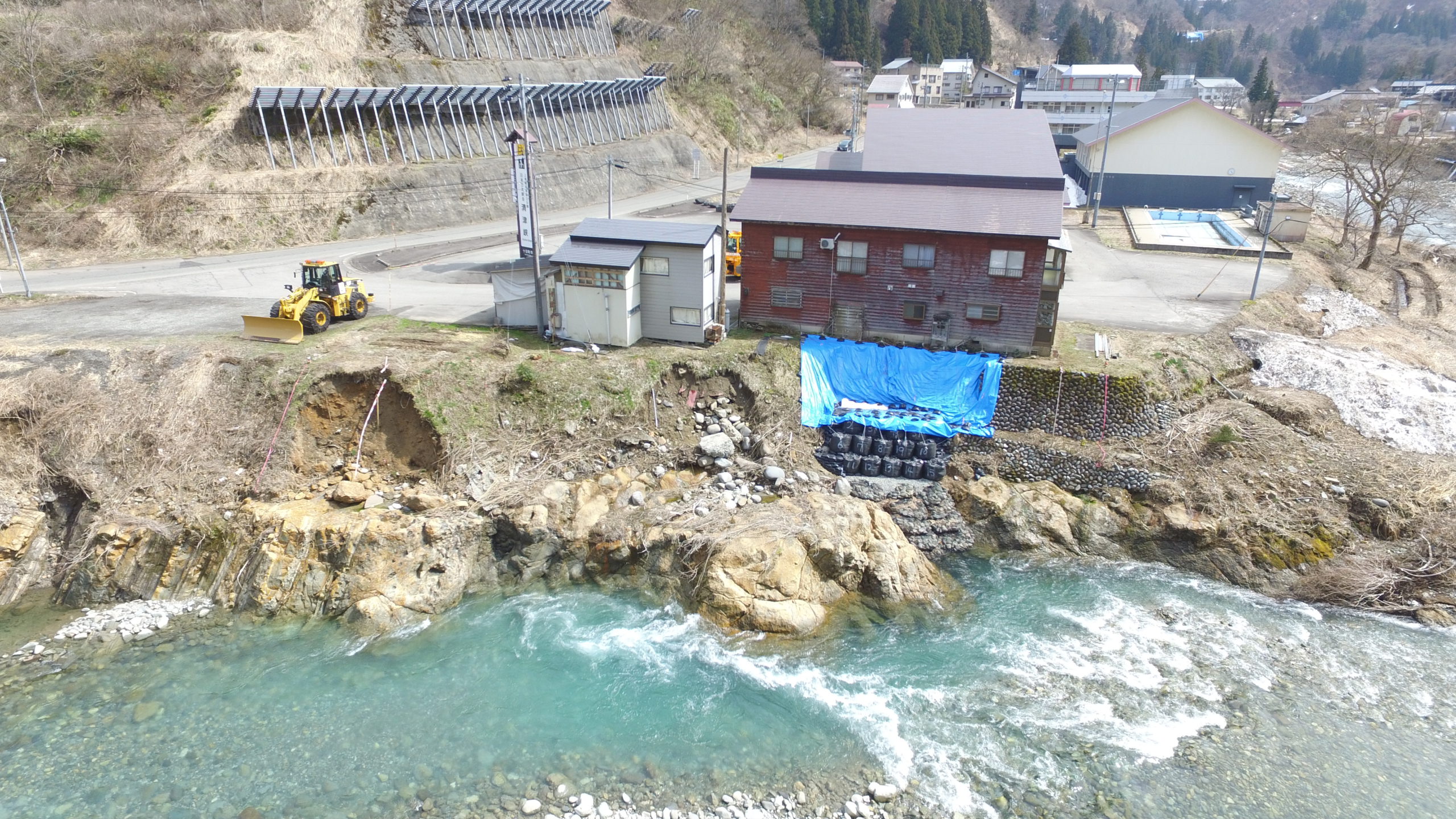 一級河川清津川災害復旧工事（角間地区・葎沢地区）