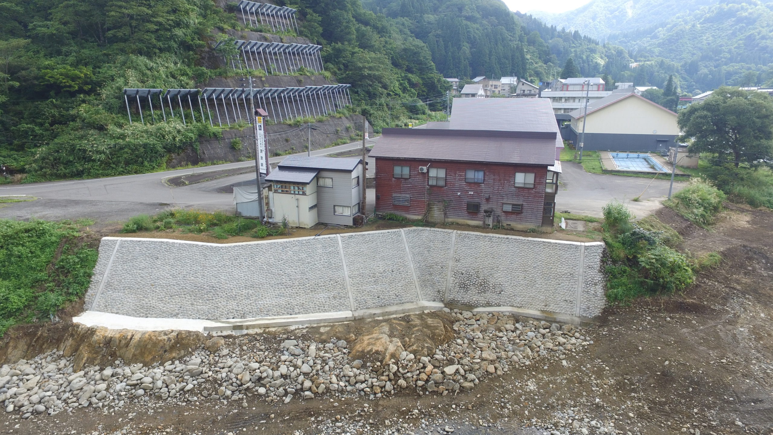 一級河川清津川災害復旧工事（角間地区・葎沢地区）