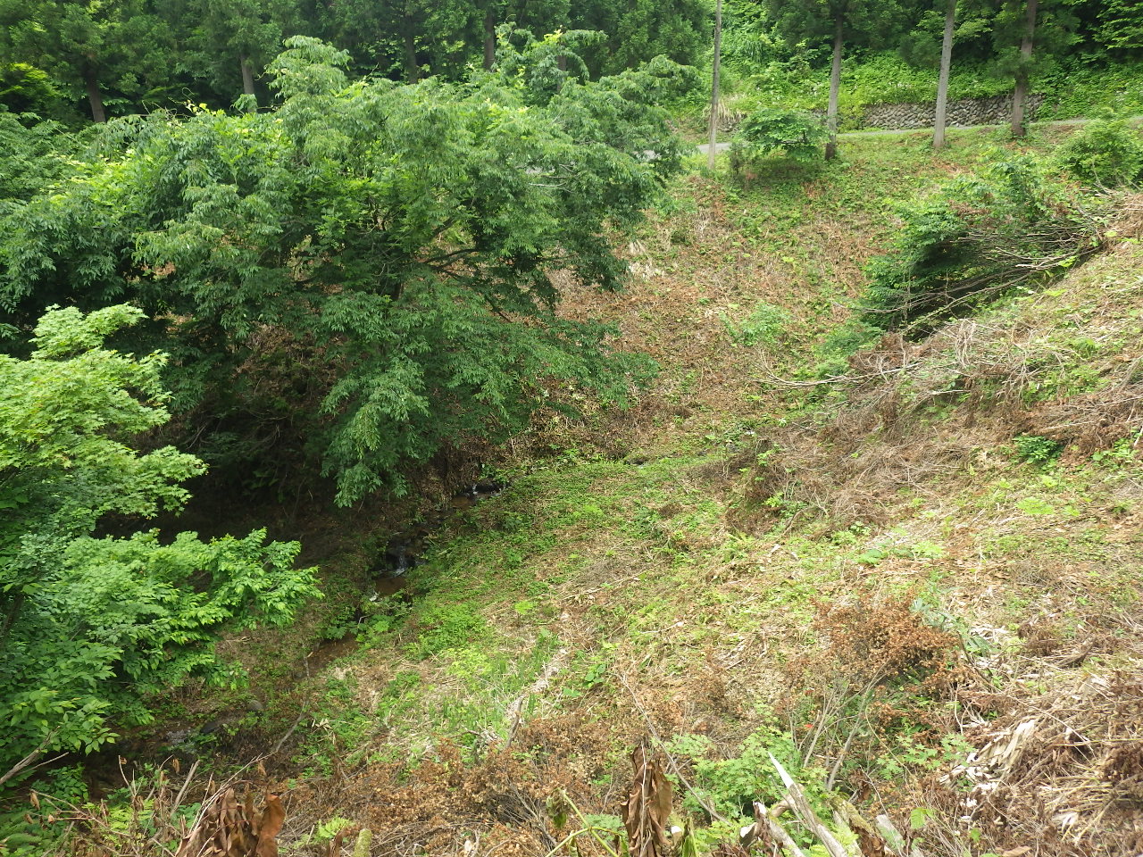 角間地区地すべり防止工事2