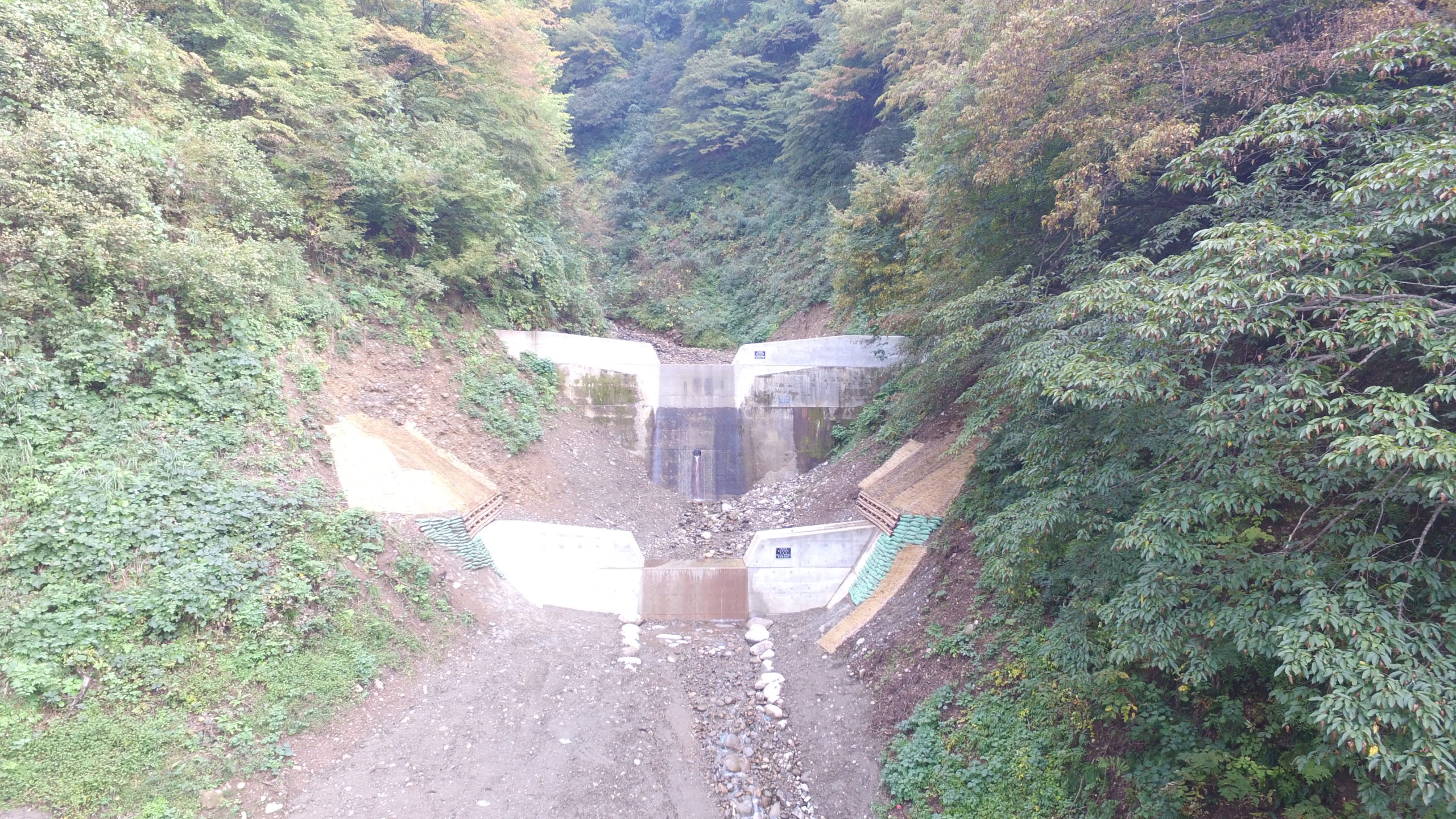 田代地区復旧治山工事２